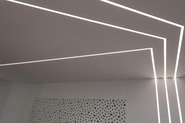 moderne Innenbeleuchtung ohne sichtbare Dioden